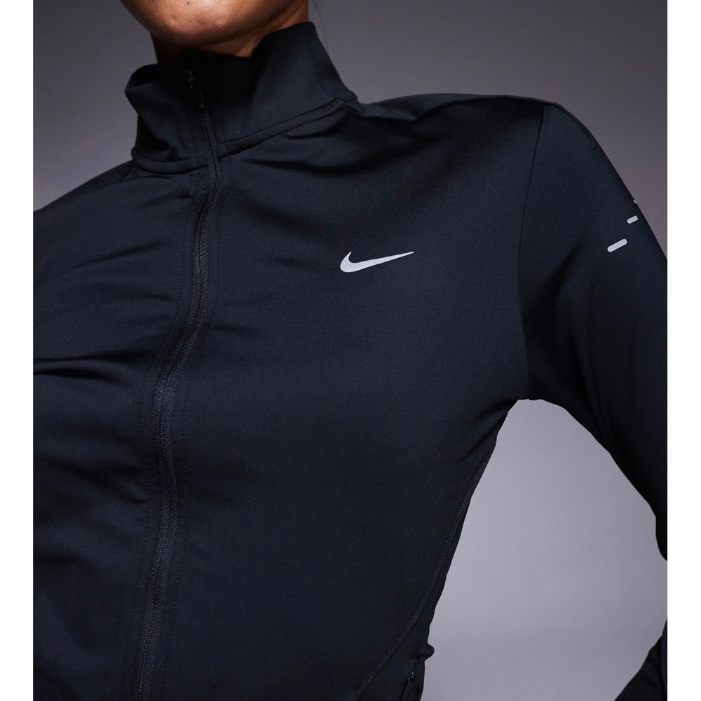 Nike Womens Swift Dri-Fit Full-Zip Mid-Layer‎ Running Top Jacket Black Sz XS NWT - Picture 7 of 14